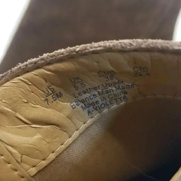 Franco Sarto Brown Ankle Booties Sz 7.5M - Picture 8 of 14